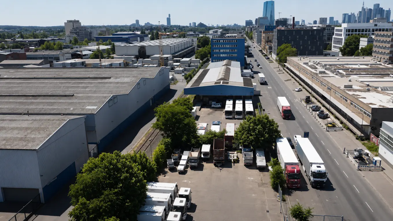 At the heart of Frankfurt’s logistics district